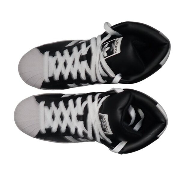 Adidas Originals PRO MODEL Mid Trainers Men's 7 Sneakers Comfort Casual Shoes - Picture 2 of 9